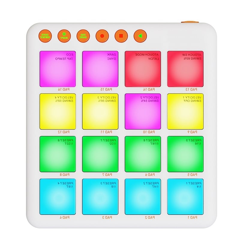 Midi Controller Pad - NEWABKG, contrôleur MIDI portable, contrôleur MIDI