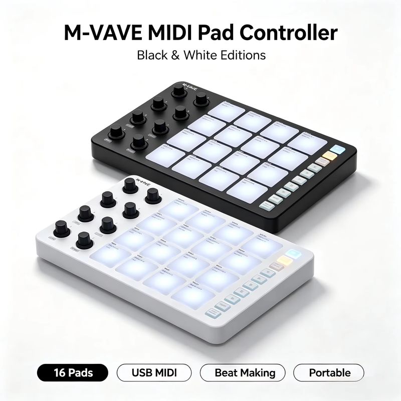 M-Vave Smc-Pad : contrôleur MI - Midi Controller Pad avis et prix