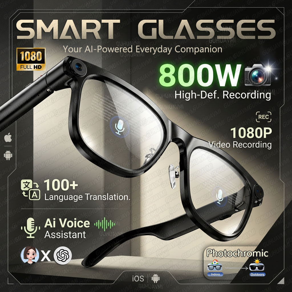 Lunettes intelligentes AI pour - Audio Music Image avis et prix