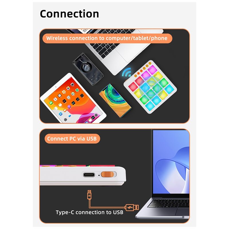 NEWABKG, contrôleur MIDI porta - Midi Controller Pad avis et prix