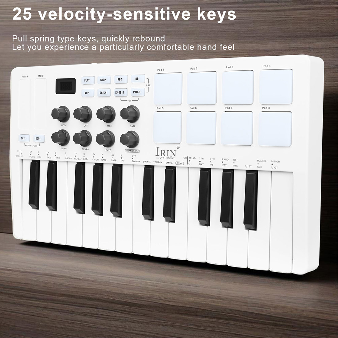 SMK-25 Clavier portable contrô - Midi Controller Pad avis et prix